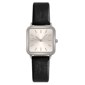 Луксозен кварцов часовник Женска модна марка Плътен цвят Опростен Стил за пътуване до работа PU Колан за часовник Дамски ежедневен ръчен часовник 2023 г.