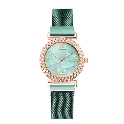 5 TK Naiste käekellakomplekt Luksuslik Roosa Kuldne Kleit Kvarts Kell Käevõru Naiste Spordi Käekell Kell Kingitus Naine Relogio Feminino