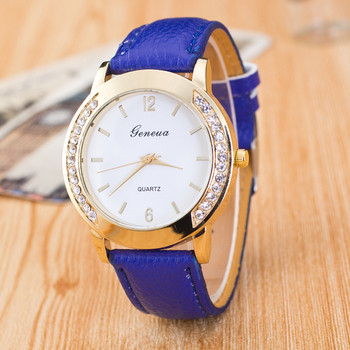 Γυναικεία ρολόγια 2023 Δημοφιλής επωνυμία Geneva Fashion Γυναικεία ρολόγια χειρός Crystal Quartz Reloj Mujer