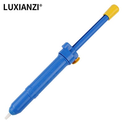 LUXIANZI Predĺžená odspájkovacia pumpa s pružinou na odpojenie plastu, odspájkovacia pumpa na cín, vákuové odstraňovanie cínových spájok, zváracie nástroje