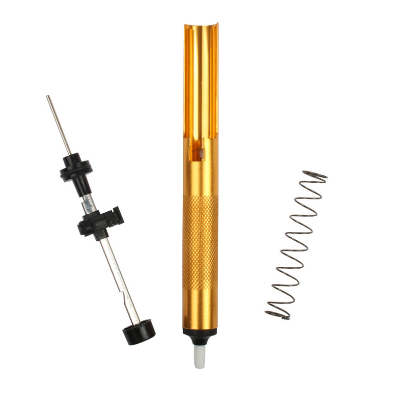 Ingyenes szállítás Fém forrasztószívó kiforrasztó szivattyú eltávolítása vákuum forrasztópáka kiforrasztó szívó ón Kéziszerszámok Hegesztőszerszámok