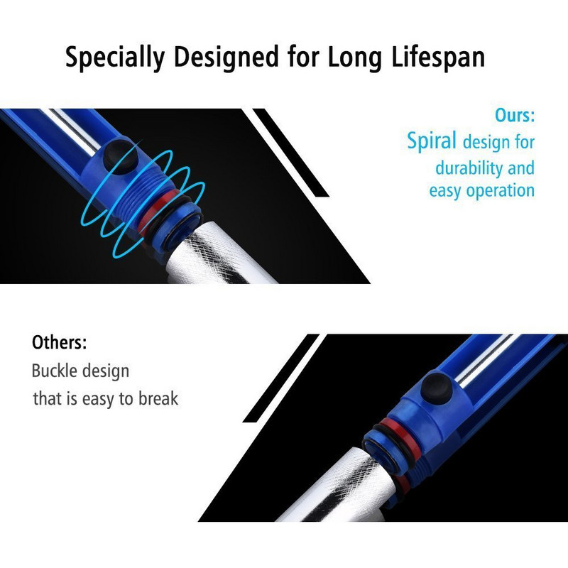 Forró alumínium fém kiforrasztó szivattyú szívó ón pisztoly forrasztó toll vákuum eltávolító eszköz vas deforrasztó kézi hegesztő szerszám