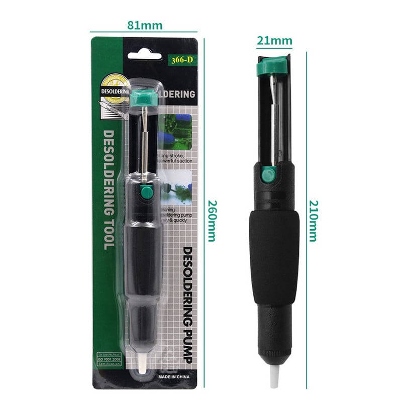 Litavimo siurblio rankinis litavimo siurblys su kempinės dangteliu Nešiojamasis skardos siurblys skardos ištraukiklio pašalinimo įrankis Litavimo siurblys M56