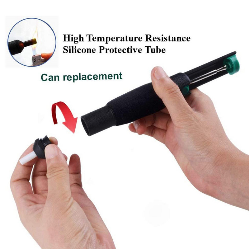 Ventușă de lipit profesională Fier de lipit în vid Pompă de desopit Îndepărtarea pistolului de tablă de aspirație Vid de desopire Pen Instrument de mână pentru sudare