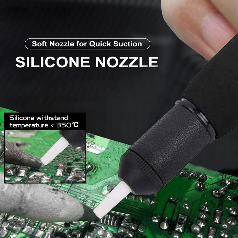 Ventușă de lipit profesională Fier de lipit în vid Pompă de desopit Îndepărtarea pistolului de tablă de aspirație Vid de desopire Pen Instrument de mână pentru sudare