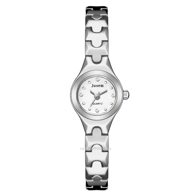 Μόδα γυναικεία ρολόγια Ροζ χρυσό Πολυτελές από ανοξείδωτο ατσάλι Ποιότητες Μικρά γυναικεία ρολόγια χειρός Διαμαντένιο γυναικείο βραχιόλι ρολόι Δώρα