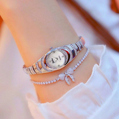 3 gab. Modes dimanta pulkstenis sievietēm Luksusa kristāla rozā zelta kvarca pulkstenis Rokas pulkstenis analogā kleita sieviešu pulkstenis sievietēm Reloj