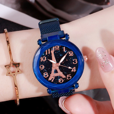 Modni kvarcni sat za žene Luksuzni ženski satovi Sat Ručni sat Bijeli remen od nehrđajućeg čelika Klasični satovi Dnevni darovi