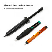 metinis Solder Sucker Pen Litavimo siurblio Įrankio Pašalinimo Įtaisas Vakuuminis Lituoklis Desolder Elektroninis Komponentas