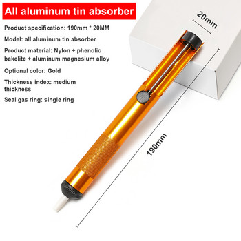 Anual Solder Sucker Pen Помпа за разпояване Инструмент Устройство за премахване Вакуумен поялник Разпояване Електронен компонент