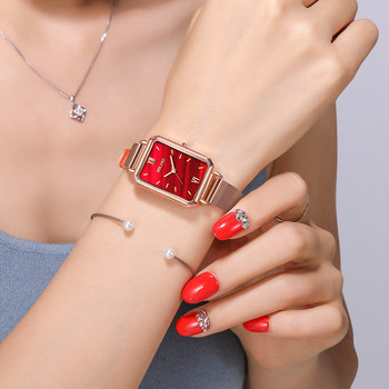 Γυναικείο ρολόι σετ βραχιόλι Ρολόι Starry Sky WristWatch Fashion Γυναικείο δερμάτινο ρολόι για γυναίκες Relogio Feminino Montre Femme