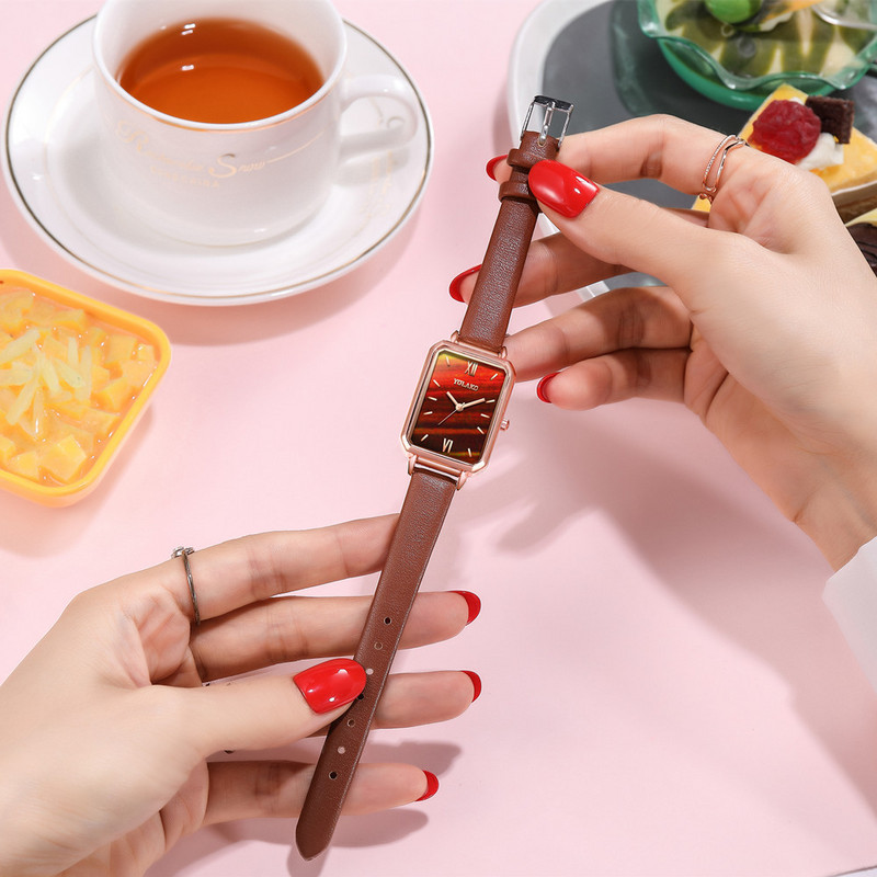 Naiste käevõru komplekt Starry Sky käekell Moodne naiste nahast käekell Relogio Feminino Montre Femme