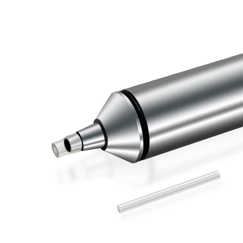 Pompă profesională de dezlipire din aluminiu, metal, instrument de îndepărtare a lipirii, aspirator puternic și duză de rezervă din silicon