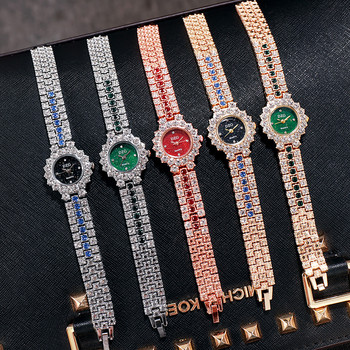 Νέα αγαθά! ! Γυναικείο ρολόι Βραχιόλι Diamond Γυναικείο ρολόι Fashion Casual Starry Sky Ρολόι Reloj Mujer casual Steel Quartz