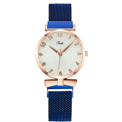 Διχτυωτό ρολόι Rose Gold Γυναικεία ρολόγια Σετ Βραχιόλι Quartz-Watches Πολυτελές ρολόι χειρός Sport Γυναικείο Casual ρολόι Dropshiping