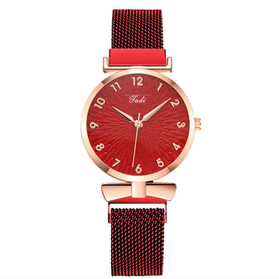 Διχτυωτό ρολόι Rose Gold Γυναικεία ρολόγια Σετ Βραχιόλι Quartz-Watches Πολυτελές ρολόι χειρός Sport Γυναικείο Casual ρολόι Dropshiping