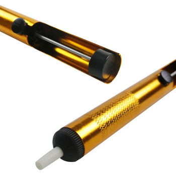 Алуминиева метална смукателна помпа за разпояване Пистолет за калай Запояване смукателна писалка Отстраняване на вакуумен поялник Разпояване Ръчни инструменти за заваряване