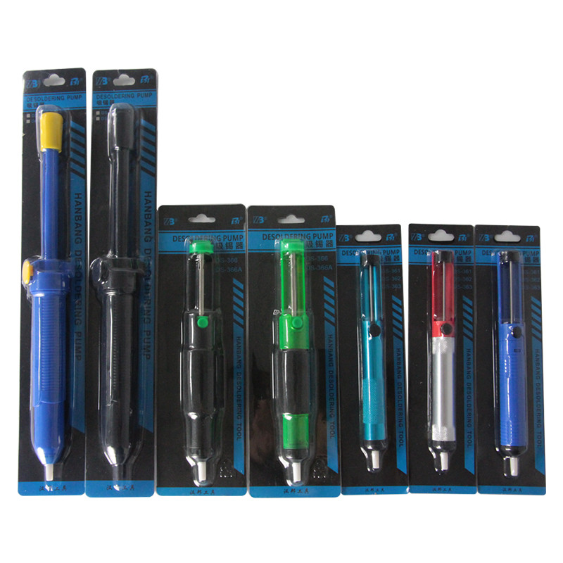 DS-366A kéziszerszám kiforrasztó szivattyú szívó szívó ón pisztoly eltávolító eszköz forrasztó vákuum tapadó toll forrasztó ón szívó készülék