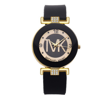 Моден луксозен часовник с известна марка TVK за жени, спортен, водоустойчив диамантен комплект, цифров бял силиконов кварцов часовник, гривна, часовник
