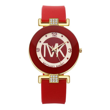 Моден луксозен часовник с известна марка TVK за жени, спортен, водоустойчив диамантен комплект, цифров бял силиконов кварцов часовник, гривна, часовник
