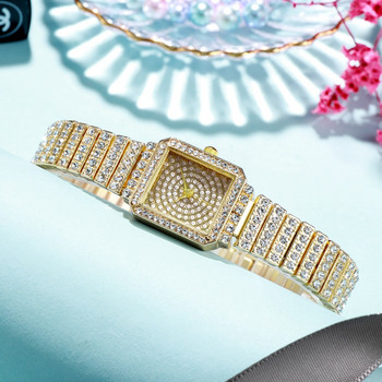 ΝΕΟ γυναικείο ρολόι πολυτελείας Starry sky διαμάντι από ανοξείδωτο ατσάλι χαλαζία ρολόι μόδας γυναικεία διακόσμηση ρολόγια relogio feminino