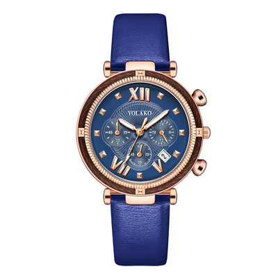 Női női karóra Divatnaptár karóra Női divatos bőr Starry Sky karórák Óra relogio feminino zegarek damski