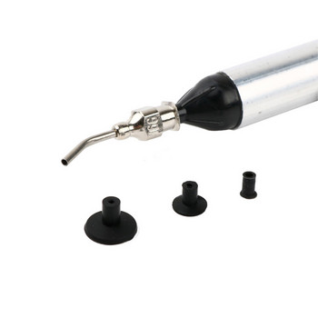 BGA Вакуумна засмукваща писалка Комплект с 3 Sucker IC SMD пинсети Pick Up Tool Remover Sucker Pump Solder Разпояване Sucking Pens