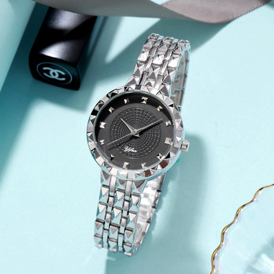 Ceasuri de damă de lux din oțel inoxidabil pentru femei, ceas de cuarț, rochie, ceas de mână, pentru femei, pentru cadou