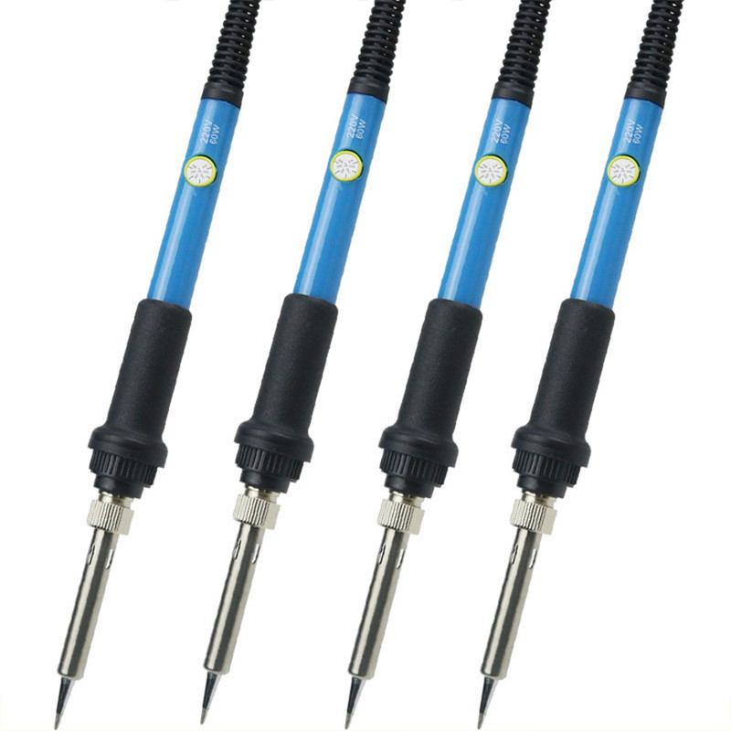 60 W elektriline jootekolb jaam 220 V 110 V USA/EL/UK Pistik, Reguleeritav Temperatuur Keevitus Jooteotsikud Tööriistad