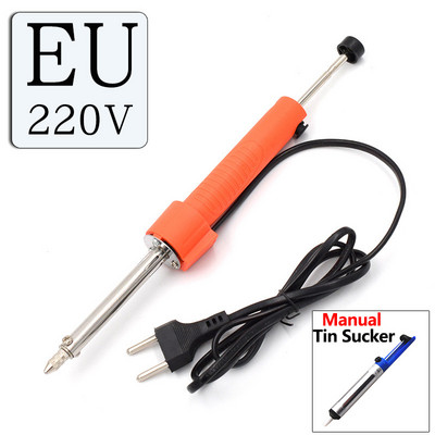 Elektrinis vakuuminis litavimo skardos siurblys suvirinimo išlitavimo siurblys / lituoklis / lituoklio pašalinimo rašiklis remontui JAV 110 V EU 220 V