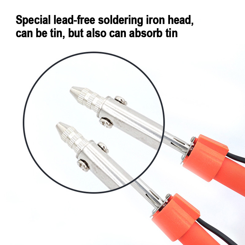 Elektrinis vakuuminis litavimo skardos siurblys suvirinimo išlitavimo siurblys / lituoklis / lituoklio pašalinimo rašiklis remontui JAV 110 V EU 220 V