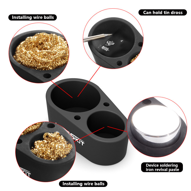 Fier de lipit pentru deslipire din silicon Îndepărtați cutia de oțel Curățător de curățare cutie de zgură de tablă cu pastă de renaștere a fierului