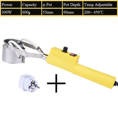 300 W/500 W nešiojamas litavimo puodo skardos lydymo krosnis rankinis reguliuojamas temperatūros valdymo išlitavimo vonios įrankis