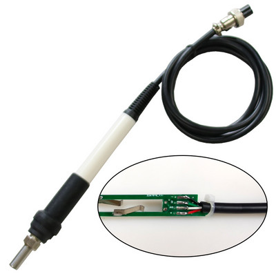 QUECOO 4 kontaktų T12-M8 9501 907 P9 rankena, skirta T12-952/942/956 lituoklio stočiai, temperatūros skaitmeninis elektrinis valdiklis