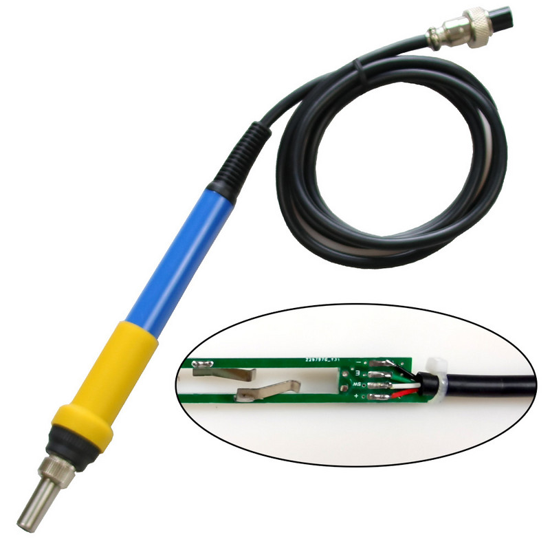 QUECOO 4 kontaktų T12-M8 9501 907 P9 rankena, skirta T12-952/942/956 lituoklio stočiai, temperatūros skaitmeninis elektrinis valdiklis