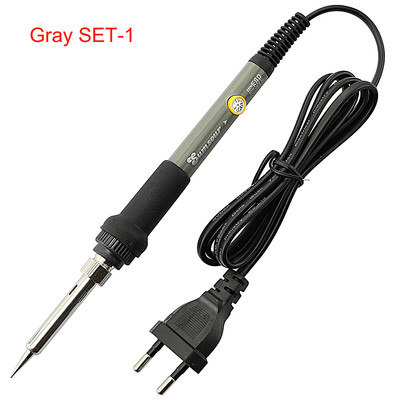 Električno lemilo 110V / 220V 60W Mini ručka s podesivom temperaturom Toplinska olovka Stanica za lemljenje s vrhovima Postolje Alati za žice