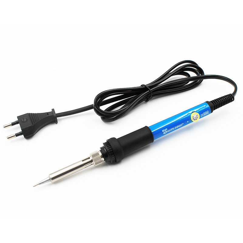 Električno lemilo 110V / 220V 60W Mini ručka s podesivom temperaturom Toplinska olovka Stanica za lemljenje s vrhovima Postolje Alati za žice