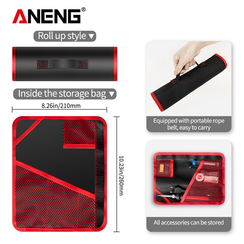 ANENG SL102 60W skaitmeninis elektrinis lituoklio komplektas Reguliuojamos temperatūros suvirinimo įrankiai Stovas prie litavimo antgalio Solda