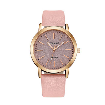 Γυναικεία ρολόγια μόδας Νέο 2022 Γυναικεία Simplicity Casual ρολόι από δέρμα χαλαζία Αναλογικό ρολόι καρπού Δώρο Luxury Montre Femme