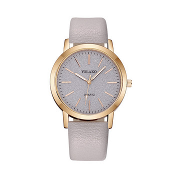 Дамски модни часовници Нови 2022 г. Дамски семпъл ежедневен часовник с кварцова кожена каишка Аналогов ръчен часовник Подарък Луксозен Montre Femme