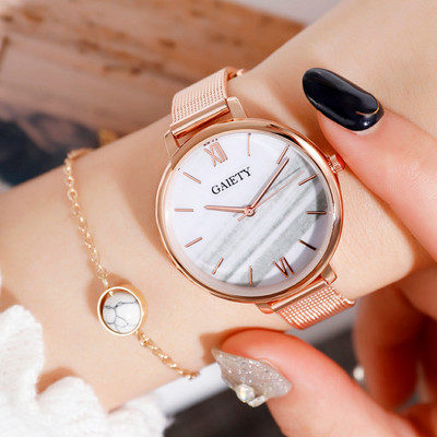 Luksusa 2 Gb komplekts Pulkstenis Sieviešu Rožu zelts Ūdens Urbja Rokassprādze Pulkstenis Rotaslietas Sieviešu ikdienas kvarca rokas pulksteņi 2022 Jaunums