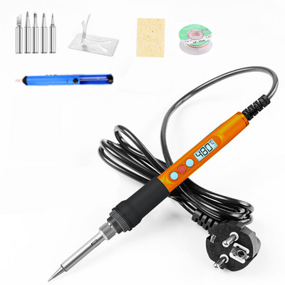 90 W lodāmurs Protable digitālā temperatūras regulēšana automātiska miega iekšēja termiskā keramiskā sildīšana elektroniskie metināšanas instrumenti