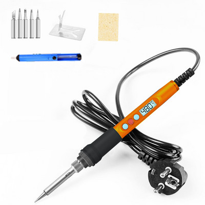 90 W lodāmurs Protable digitālā temperatūras regulēšana automātiska miega iekšēja termiskā keramiskā sildīšana elektroniskie metināšanas instrumenti