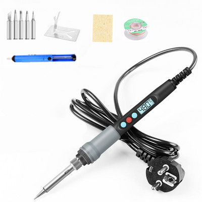 90 W lodāmurs Protable digitālā temperatūras regulēšana automātiska miega iekšēja termiskā keramiskā sildīšana elektroniskie metināšanas instrumenti