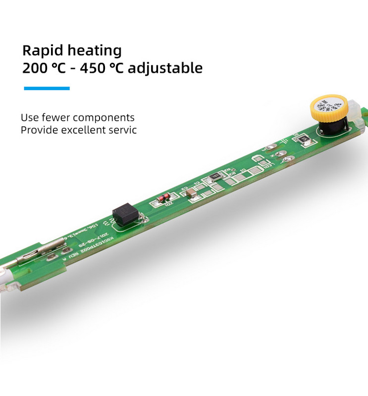 Fier de lipit electric 60W 200-450℃ Temperatură reglabilă 110V/220V Stație de reluare Căldură Sfaturi creion Instrumente de reparare de PROSTORMER