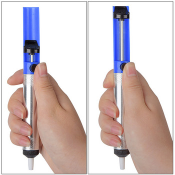 1PC Половин/цял Алуминиева разпояваща смукателна помпа Запояваща смукателна писалка Инструмент за премахване на вакуум Желязо Разпояване Инструмент за ръчно заваряване