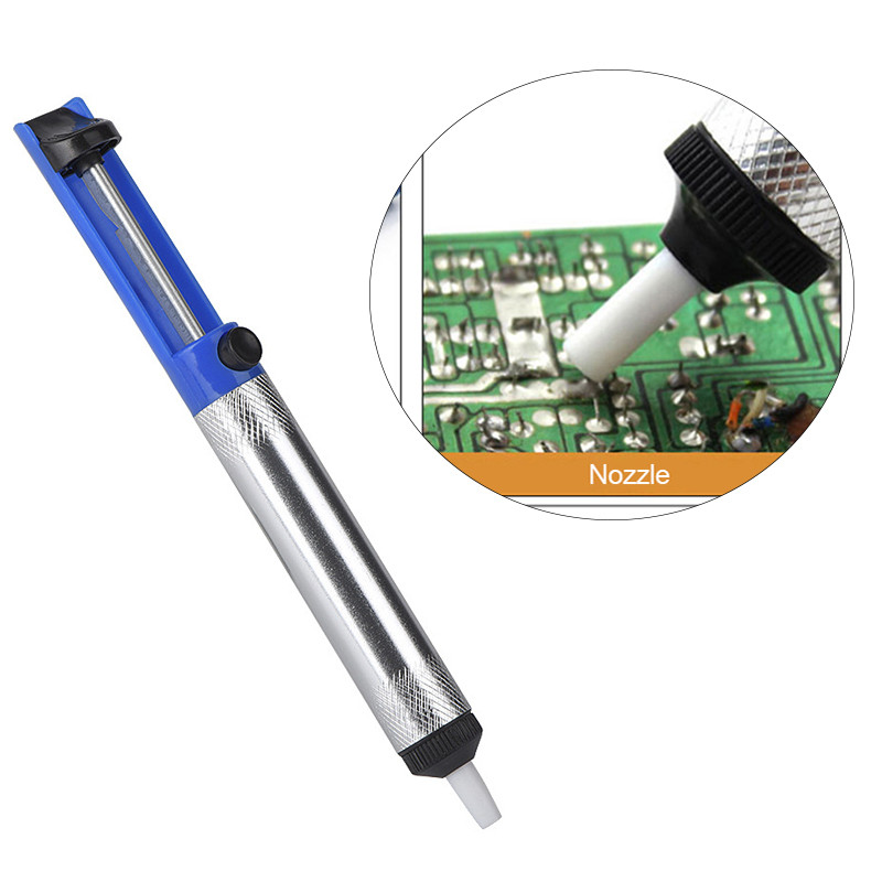 1 gab. Daļēji/viss alumīnija atlodēšanas sūknis, lodēšanas pildspalva, vakuuma noņemšanas rīks dzelzs atlodēšanas rokas metināšanas rīks