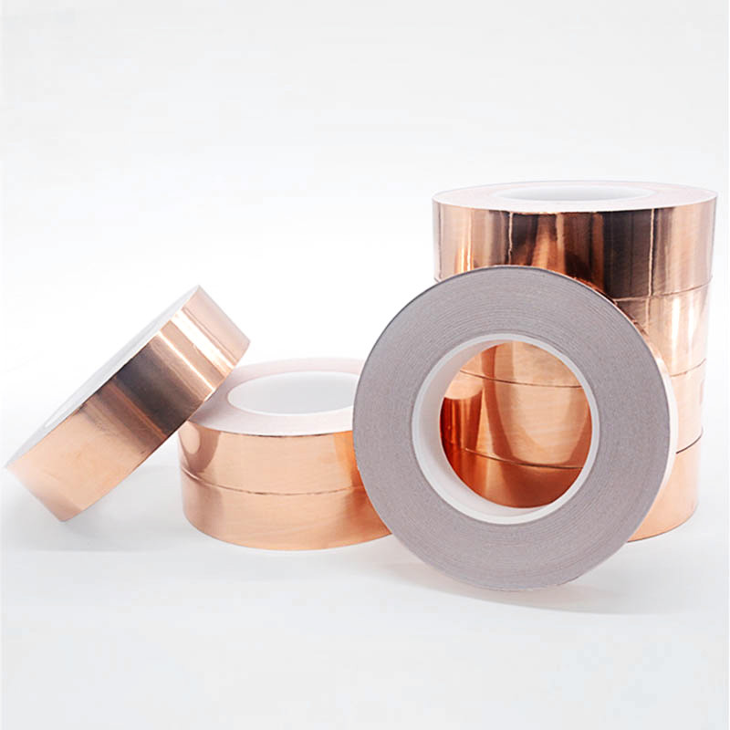 30 mm-es vízálló tiszta réz szalag, öntapadó, magas hőmérsékleten ellenálló, sugárzás elleni kéziszerszámok 30 mm-es öntapadós B99