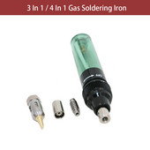 3 in 1/4 IN 1 pārnēsājams bezvadu 1300 Celsija butāna gāzes lodāmura komplekts. Bezvada butāna uzgaļa instrumenta pūšamā degļa gāzes gludeklis