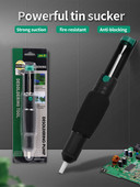 366D πανίσχυρη χειροκίνητη αντλία κασσίτερου αναρρόφησης διπλού δακτυλίου με μαλακή λαβή με σφουγγαράκι για αύξηση της ισχυρής κασσίτερου αναρρόφησης